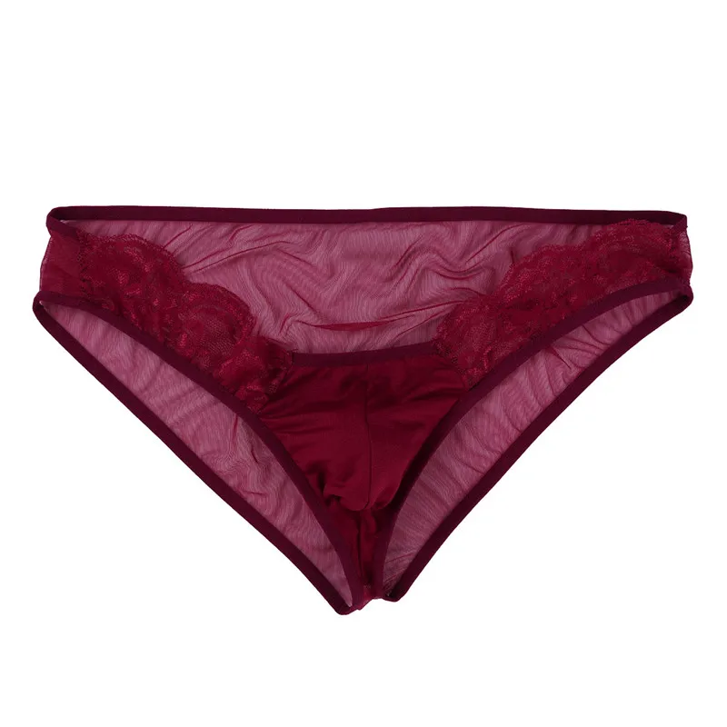 Мужское нижнее белье SISSY, мягкое дышащее прозрачное Сетчатое прозрачное, низкая посадка, мужские трусы для геев, бандаж, бикини, трусы, нижнее белье