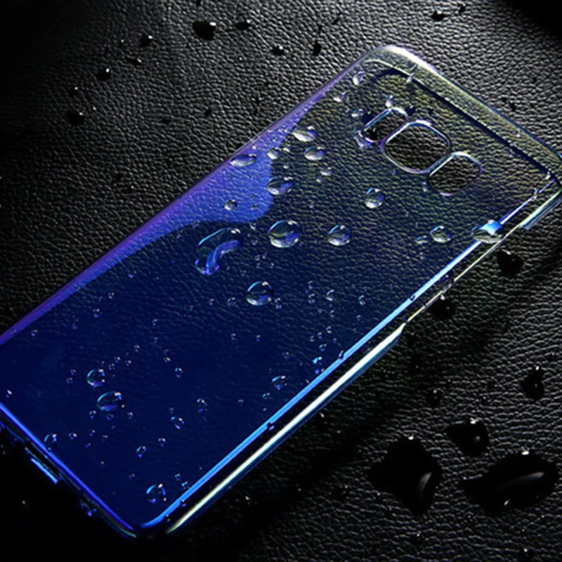 Aurora Blue Ray Phone Case For Samsung Galaxy S9 Plus Ultra Thin Cover S8 S7 Edge Note 8 9 Cases Capa Shell Cove |