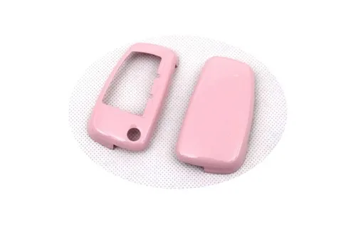 

Hard Plastic Keyless Remote Key Protection Case Cover (Gloss Pink) For Audi