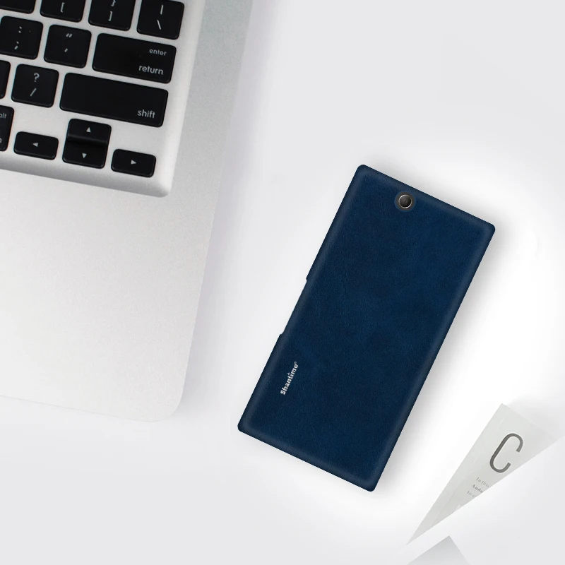 Blue Роскошный чехол из искусственной кожи для sony Xperia Z Ultra XL39H, чехол для телефона sony Xperia Z Ultra XL39H, чехол в деловом стиле - Цвет: Blue
