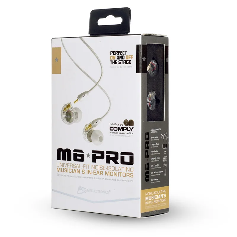 Высокое качество проводной спортом Бег Наушники Ми аудио M6 PRO hifi-вкладыши