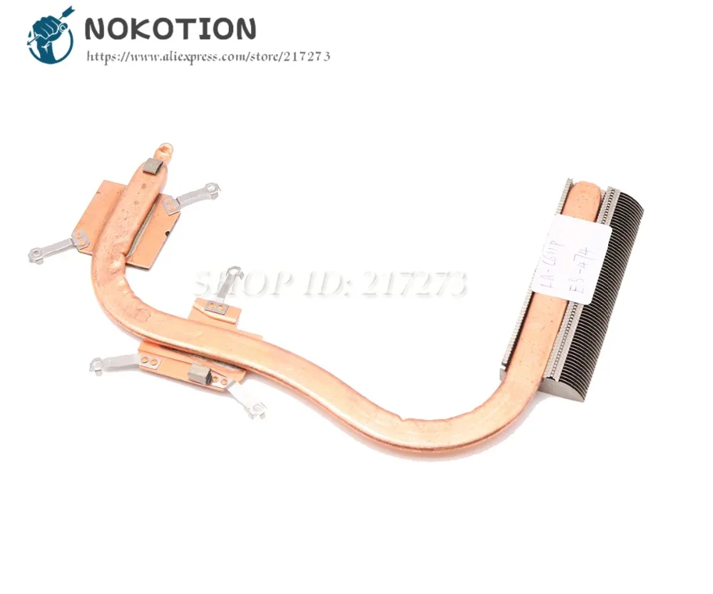 NOKOTION AT1DR0010C0 радиатор для Acer aspire E5-473G E5-473 E5-474G E5-474 ноутбука процессор GPU охлаждения