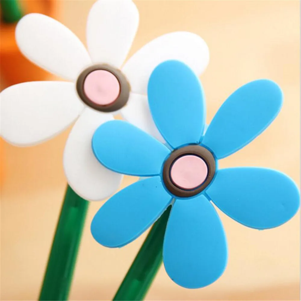 Креативная шариковая ручка с подсолнухом милый цветочный горшок красивый дизайн