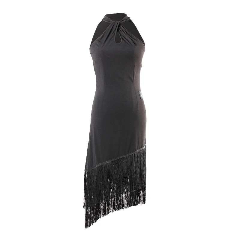 

Latin dance dress tassel 2019 new female adult sexy chalcamba ballroom dance Z3079