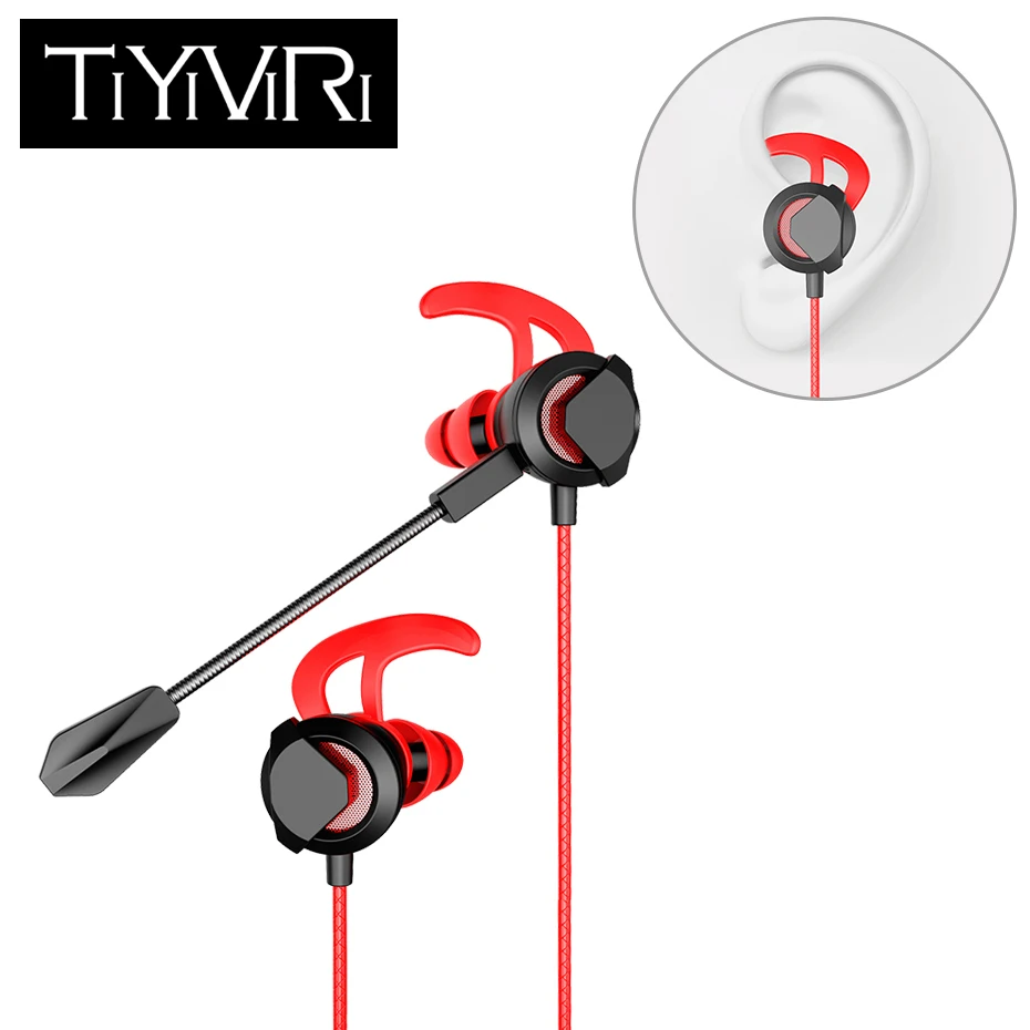 Проводные наушники для ПК игр 3 5 мм HIFI бас музыки спорта гарнитура шумоподавление