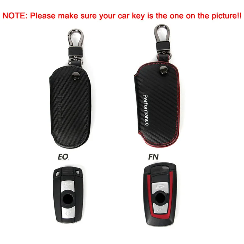 Кожа углеродное волокно ключ чехол держатель брелок для BMW E46 E90 E60 E30 E36 E39 F30 F34 F10 F20