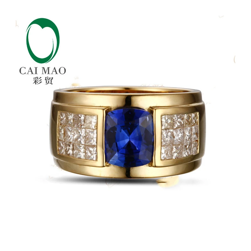 Рисунок 2 - Обручальное мужское кольцо из желтого золота 14 к