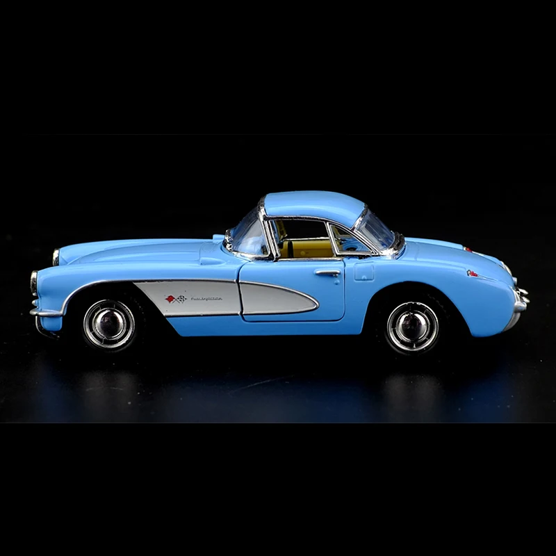 Kinsmart 1:34 1957 Corvette Classic Car Alloy Diecast Model Toy With Pull Back For Children Gifts Collection | Игрушки и хобби