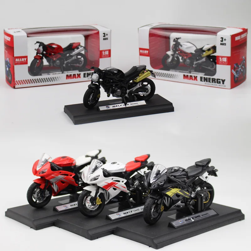 1:18 пластиковый игрушечный мотоцикл спортивная гоночная модель мотоцикл для детей подарочная коллекция