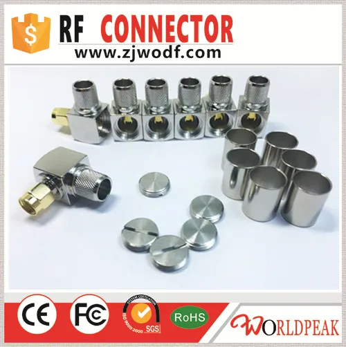 Free shipping 20pcs RPSMA Male right angle crimp connector for LMR400 cable | Обустройство дома