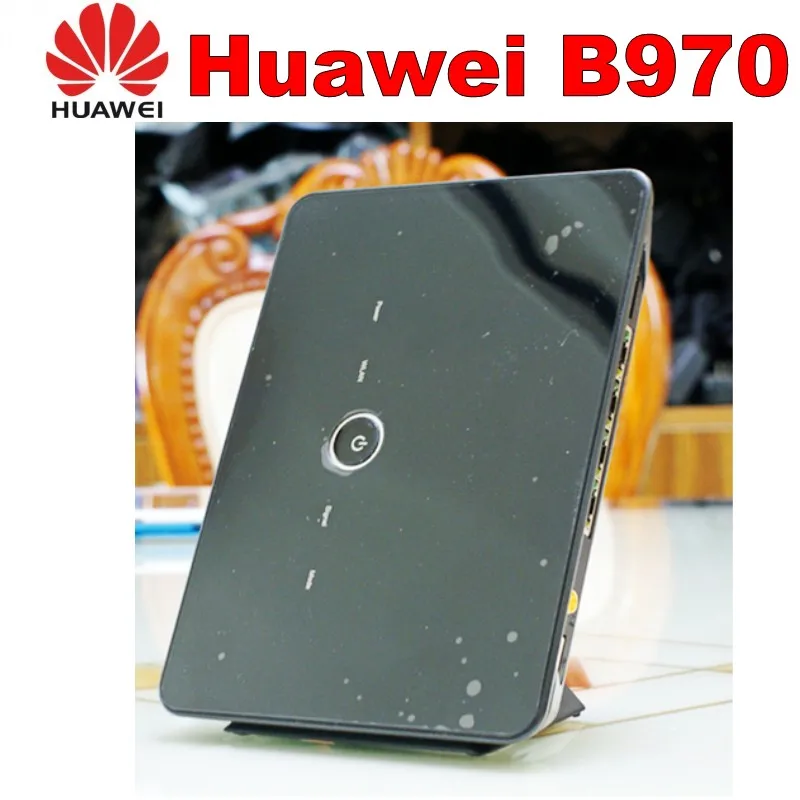 Разблокированный беспроводной роутер Huawei B970 3G шлюз HSDPA Wi Fi со слотом для SIM карты 4