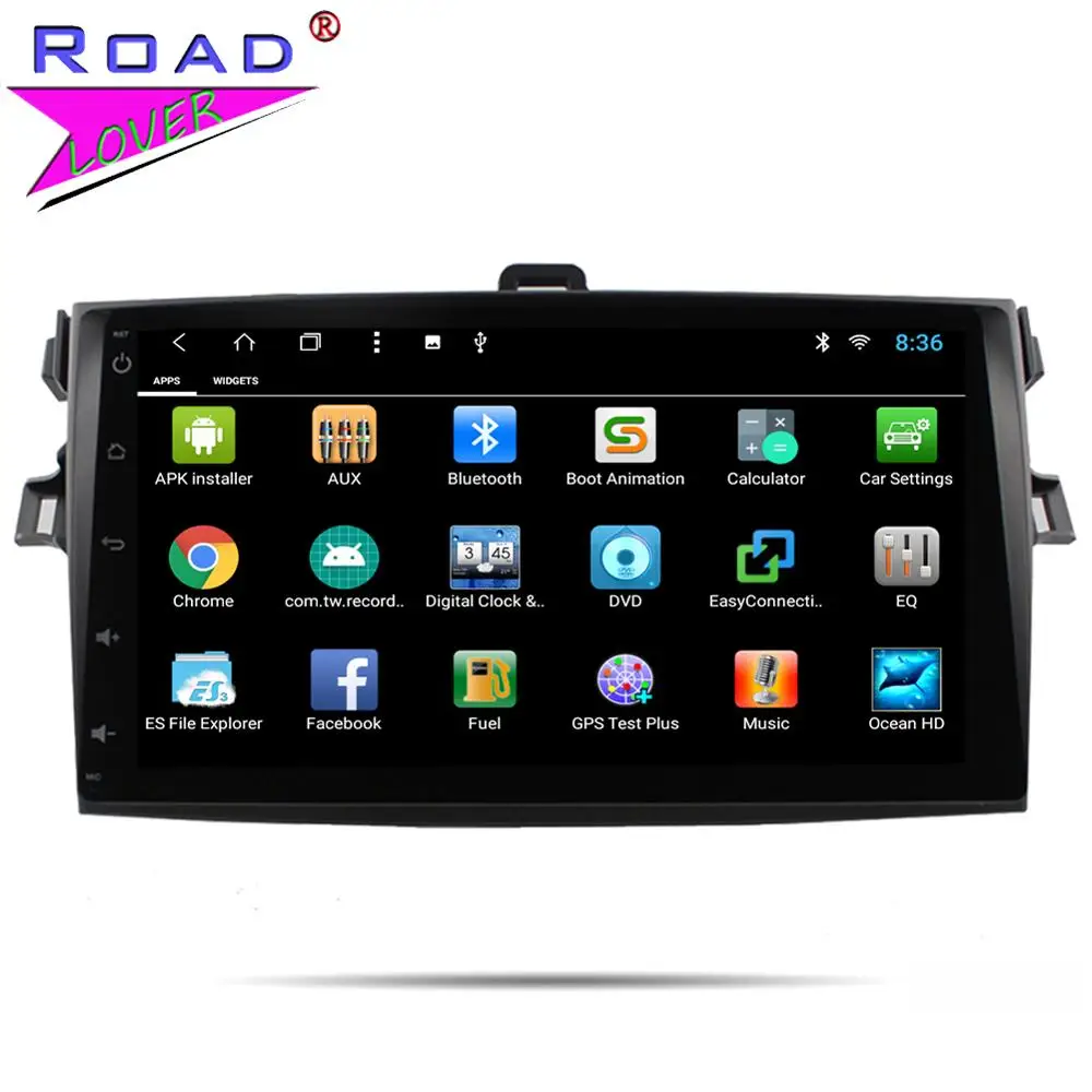 Автомобильный Радио Android 8 1 DVD мультимедийный плеер авторадио для Toyota New Corolla 2007