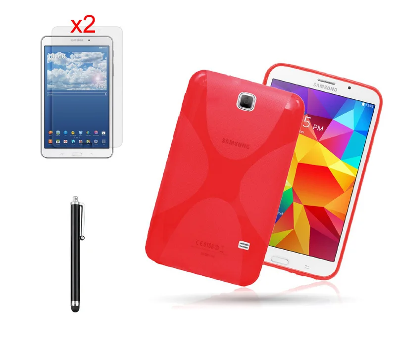 X Line матовый гелевый силиконовый чехол из ТПУ сумка 2 прозрачных пленки стилус для