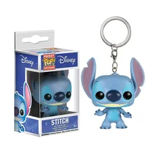 FUNKO POP DISNEY персонажи тема Милая тематика «Лило и Стич» брелок игрушки фигурка Коллекционная модель виниловые куклы игрушки для детей
