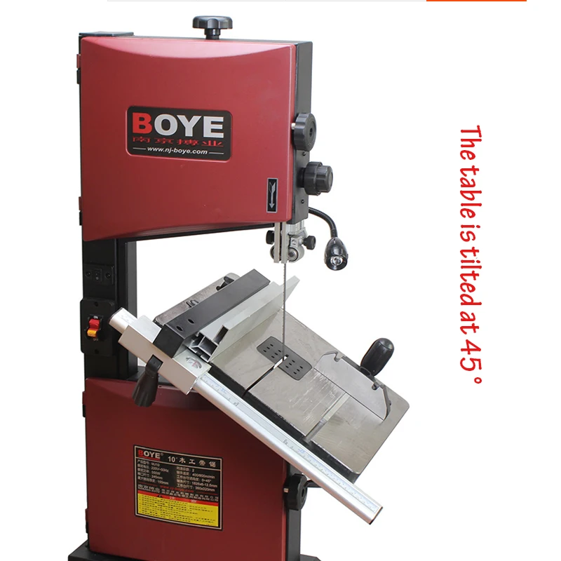 Woodworking Saw Machine DIY Cutting Tool 10 Inch Stainless Steel Board Line Sawing Machine Precision Wood Table Saw Machine MJ10