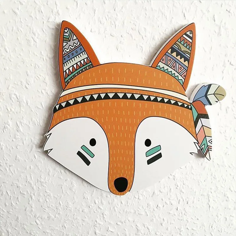 Wall Sticker Indian Style Wooden Stickers For Locker Refrigerator Baby Room Decor Early Education Teaching Aids Photography rop | Игрушки и