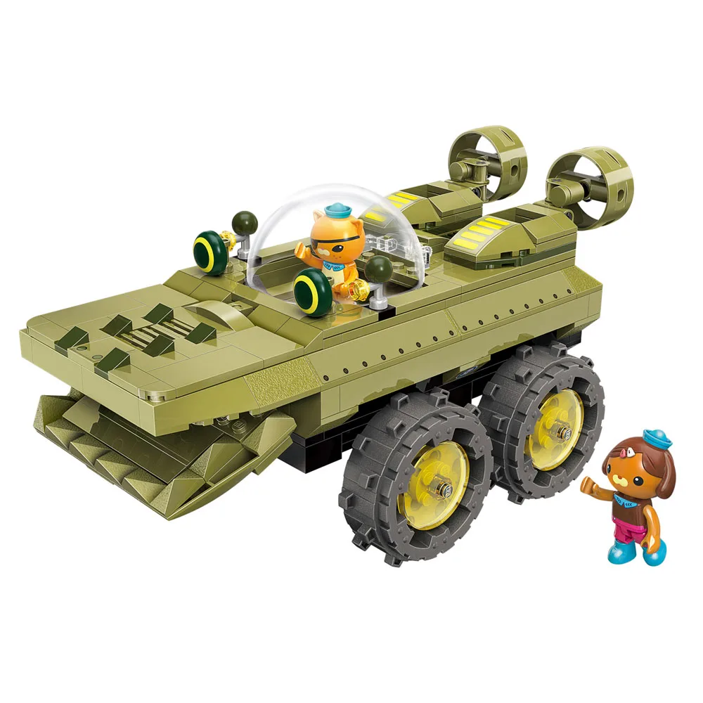 Octonauts строительный блок Octo-Pod Octopod игровой набор CUP-Q Молот Акула автомобиль и барнаклс квазии песо Твик чернильный