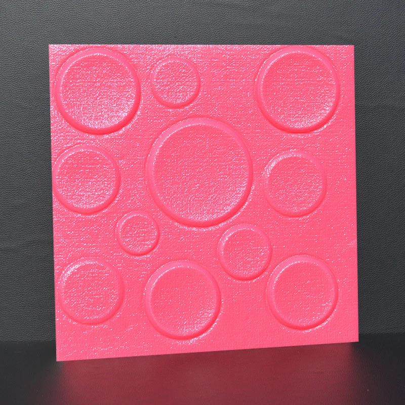 Домашний DIY 3D декор комнаты искусство кирпичная плитка тиснение