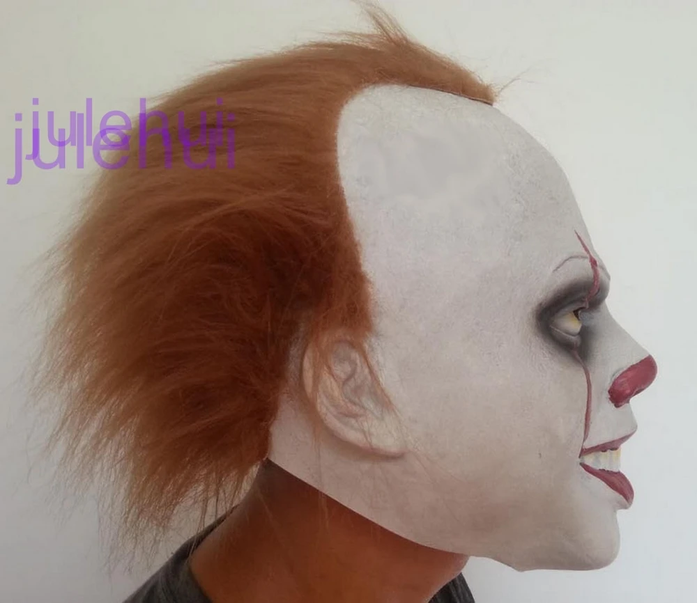 Маска клоуна Pennywise 2017 Новый фильм Стивен Кинг это маски Классическая страшная