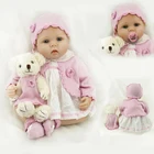 Реалистичные детские Куклы 22 дюймов 55 см Улыбающееся реалистичные мягкие виниловые возрождается Куклы детский день рождения Рождественский подарок Juguetes Brinquedos