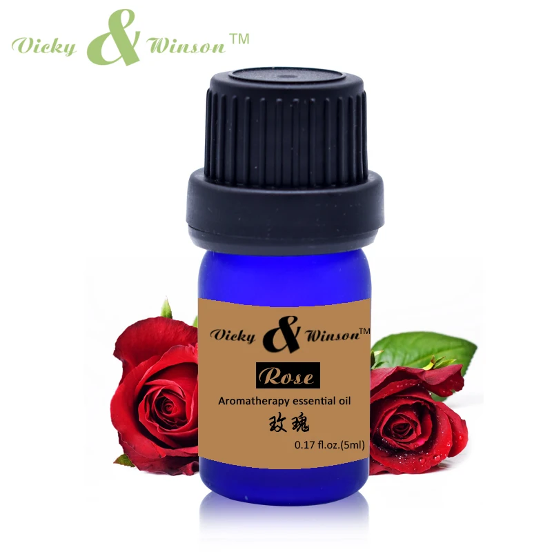 

Vicky&winson Rose Essential Oil 5ml Moisturize Hydrating Whitening Massage oils Skin Care Facial VWXX53