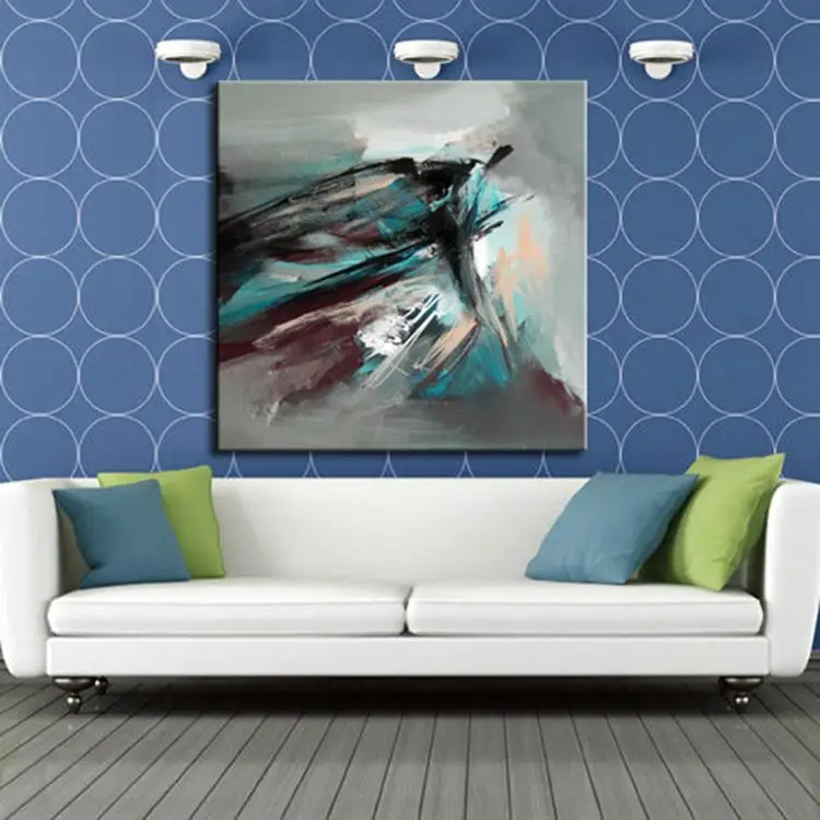 100% ручная роспись современный уникальный подарок картины маслом простой цвет