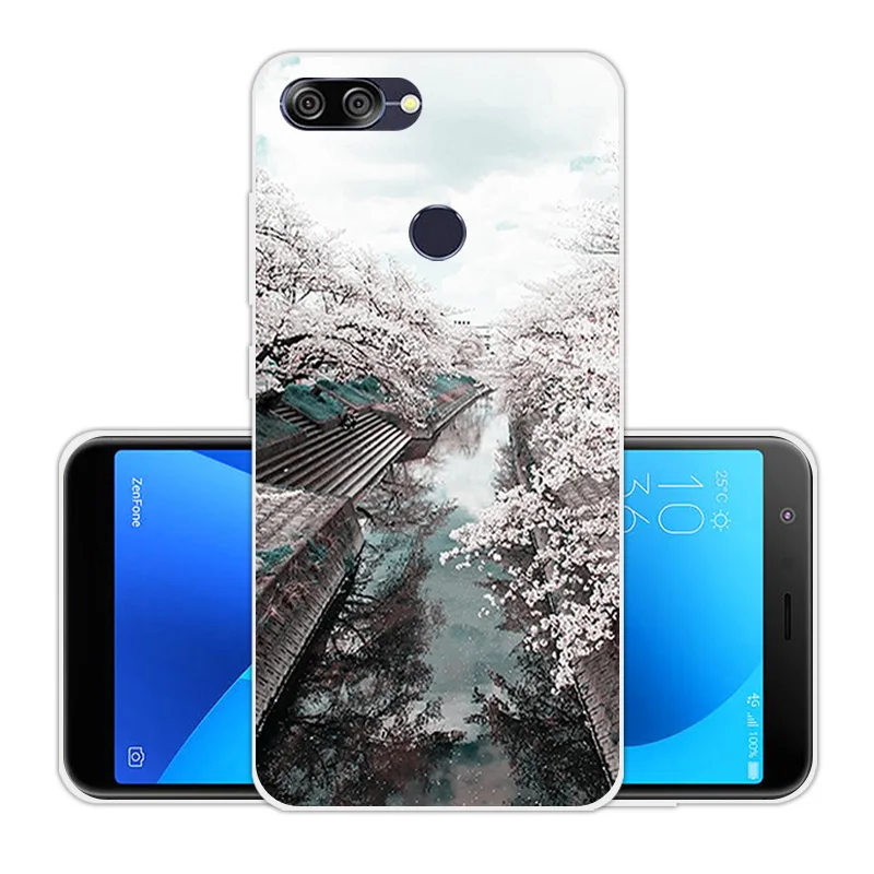 Мягкий прозрачный силиконовый чехол 5 7 дюйма для Asus Zenfone Max Plus(M1) X018DC ZB570TL сделай