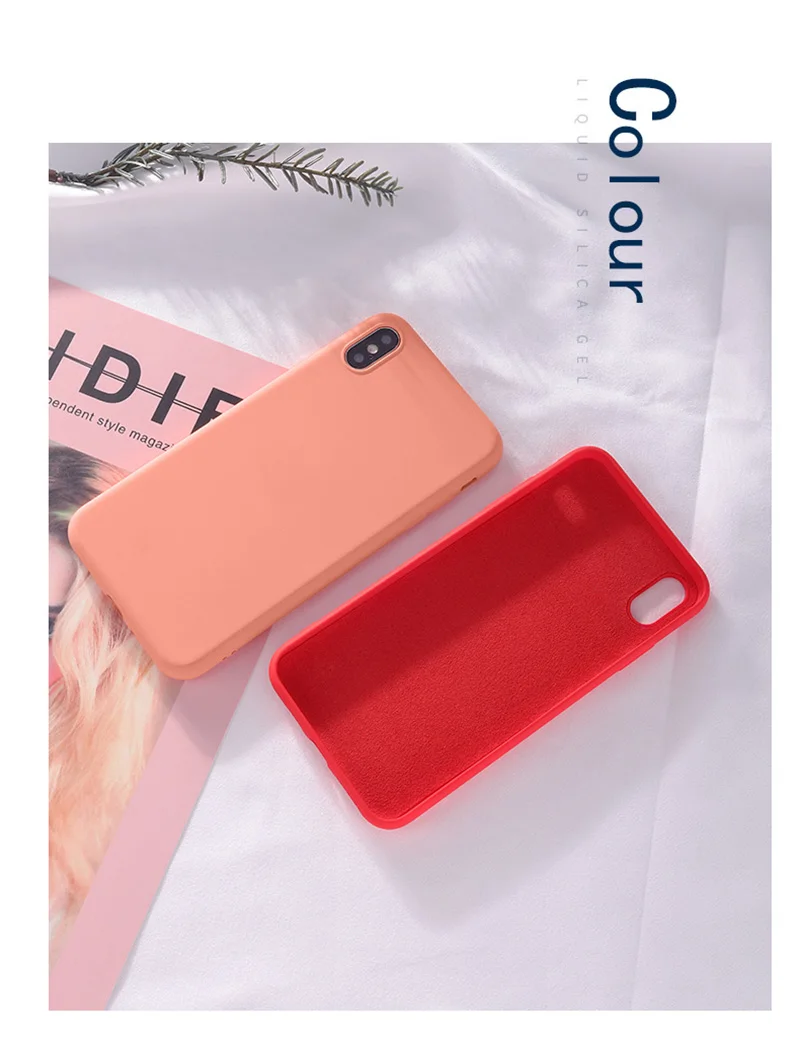 Роскошный жидкий силиконовый чехол для iPhone 11 Pro Max XS Max XR X 6 S 6 S iPhone 7 8 Plus 7Plus 8 Plus полная мягкая задняя крышка для сотового телефона