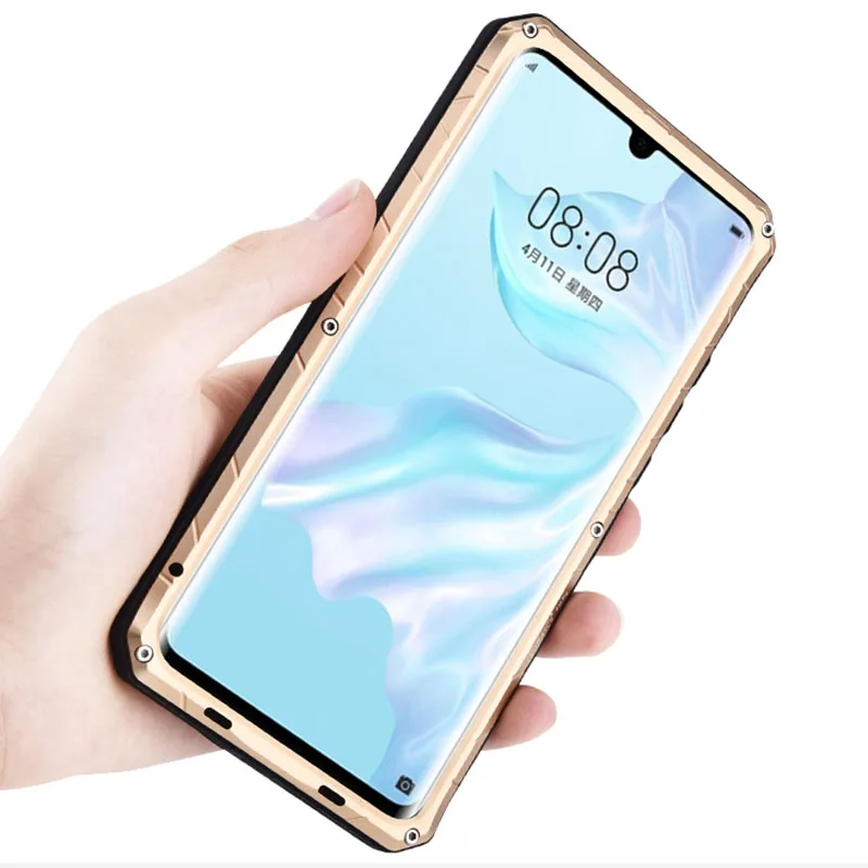 Для huawei 30 Pro корпус авиации Алюминий сплав металл+ кремнезема задняя крышка для huawei P30 Lite/P30 телефон случаях
