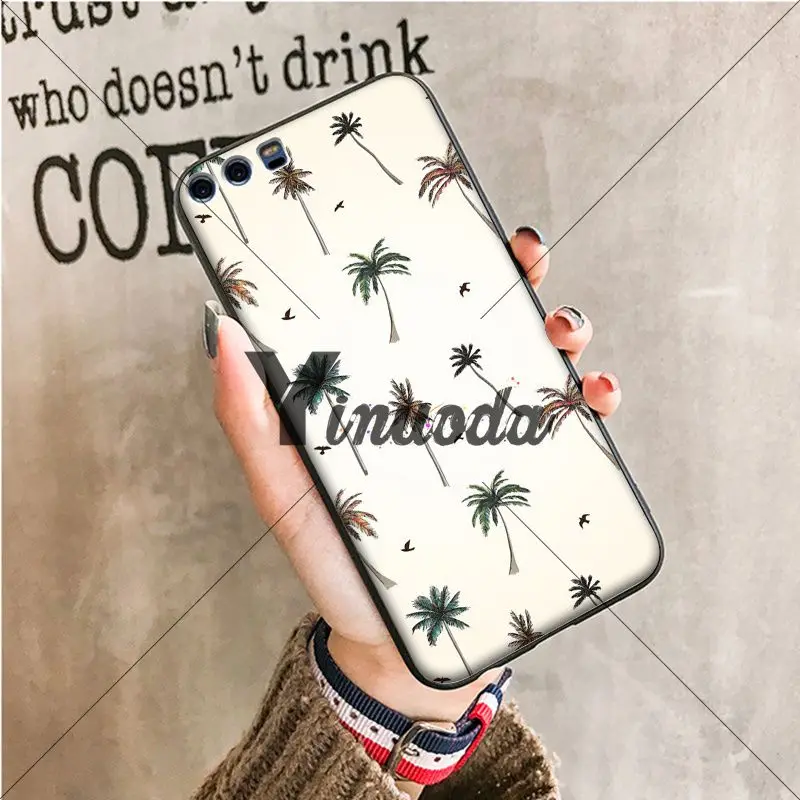 Мягкий чехол для телефона Yinuoda California с изображением пальм на заказ Huawei Mate10 Lite P20 Pro