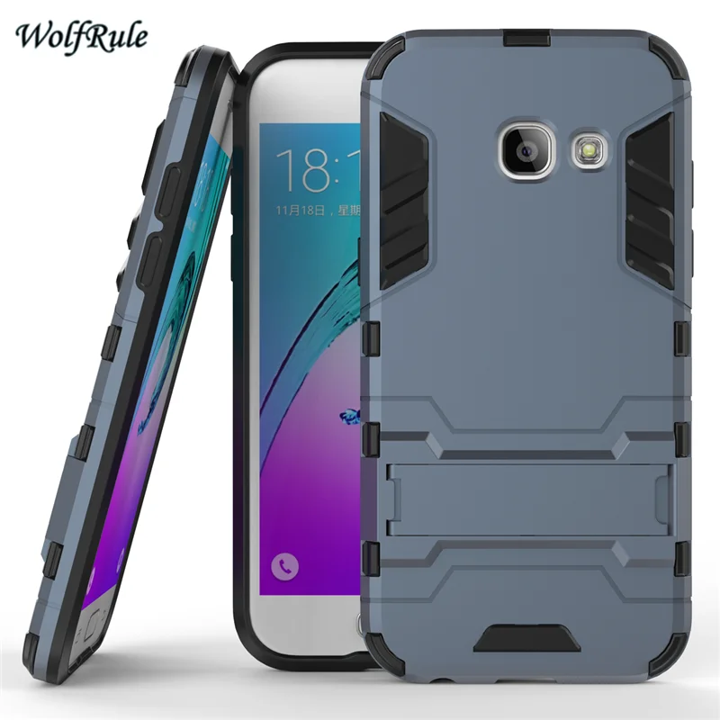 Чехол для Samsung Galaxy A3 2017 чехол A5 бампер из ТПУ и поликарбоната задняя крышка
