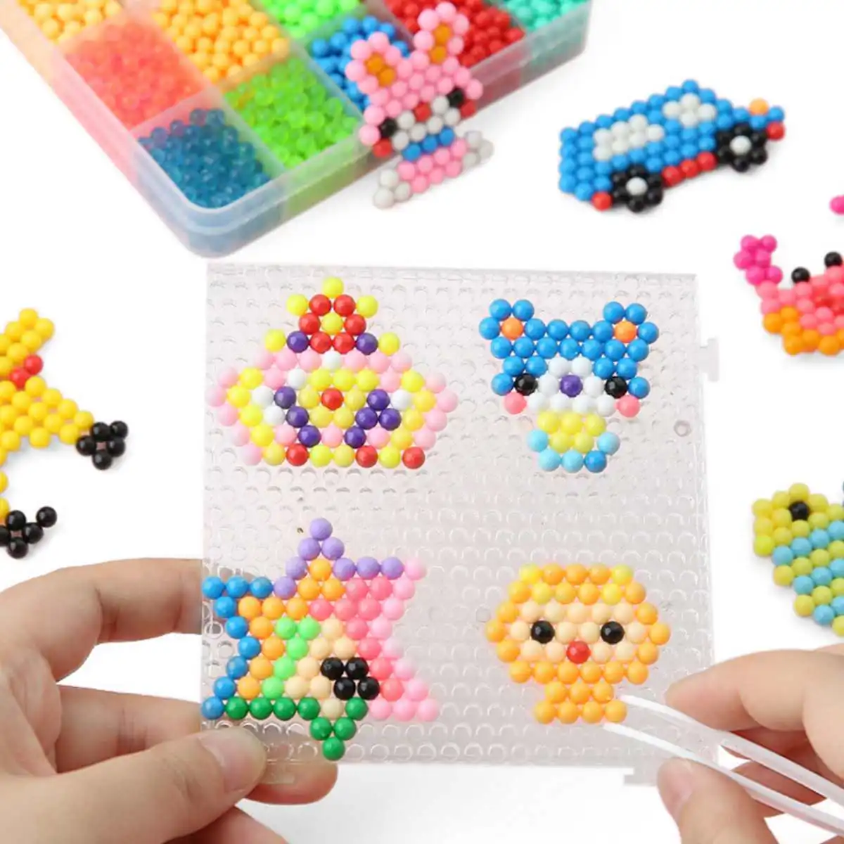 Новинка 5400 шт. DIY ручной работы 3D водяные магические бусины предохранители бусины Спрей Вода вискоза головоломка головоломки рождественские подарки для детей игрушки