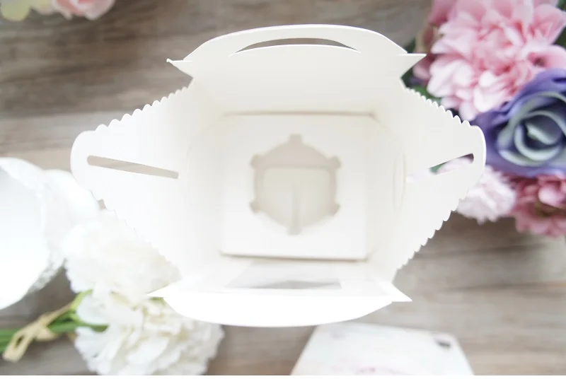 9*9*10cm 2 style Cupcake Paper Box Cookie Candy Christmas girl Birthday Gifts Packaging Party wedding Storage Boxes | Дом и сад