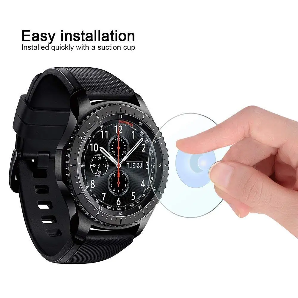 5 упаковок для samsung gear S3 Frontier/классический протектор экрана 9H 2.5D взрывозащищенное Закаленное стекло для gear S2