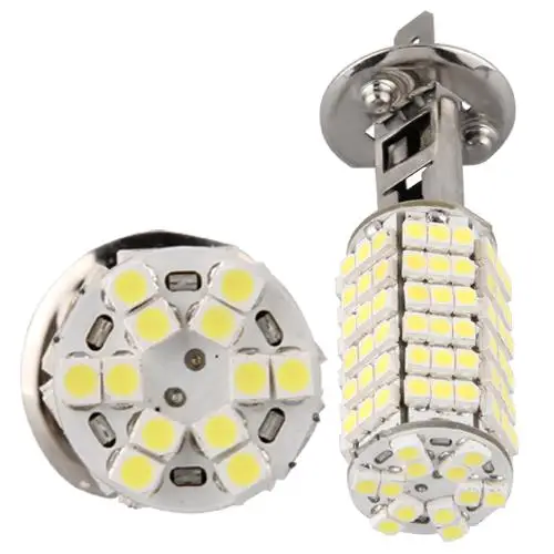 CARCHET 2X H1 Автомобильная 3528 SMD 120 Светодиодная противотуманная фара лучевая лампа
