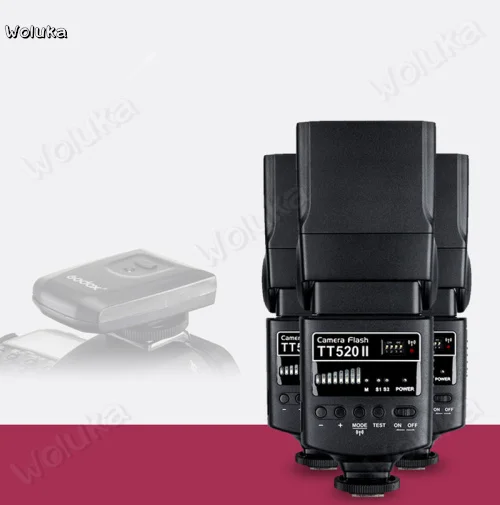 Godox TT520 II Вспышка TT520II со встроенным 433 МГц беспроводным сигналом + набор цветных