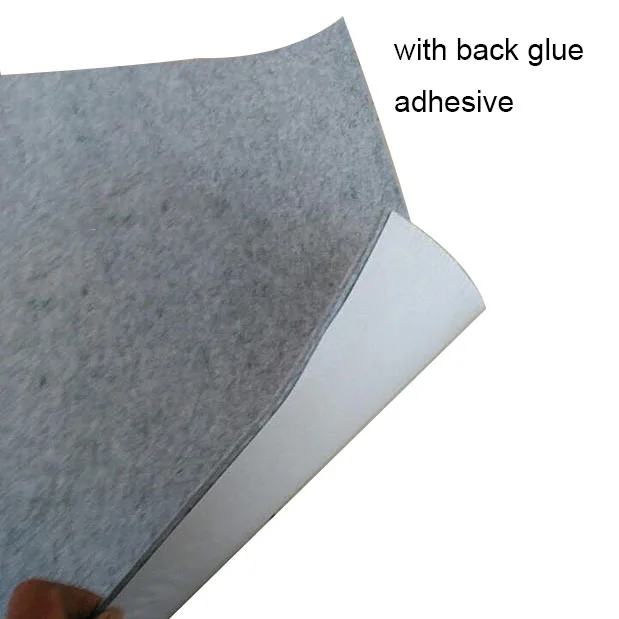 Большой лист клейкий 2 мм войлочная ткань нетканый полиэстер наклейка