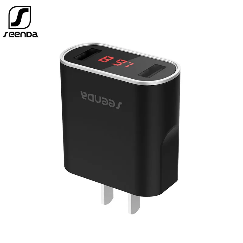 SeenDa 18W быстрая зарядка 3 0 настенное зарядное устройство с двумя портами USB для