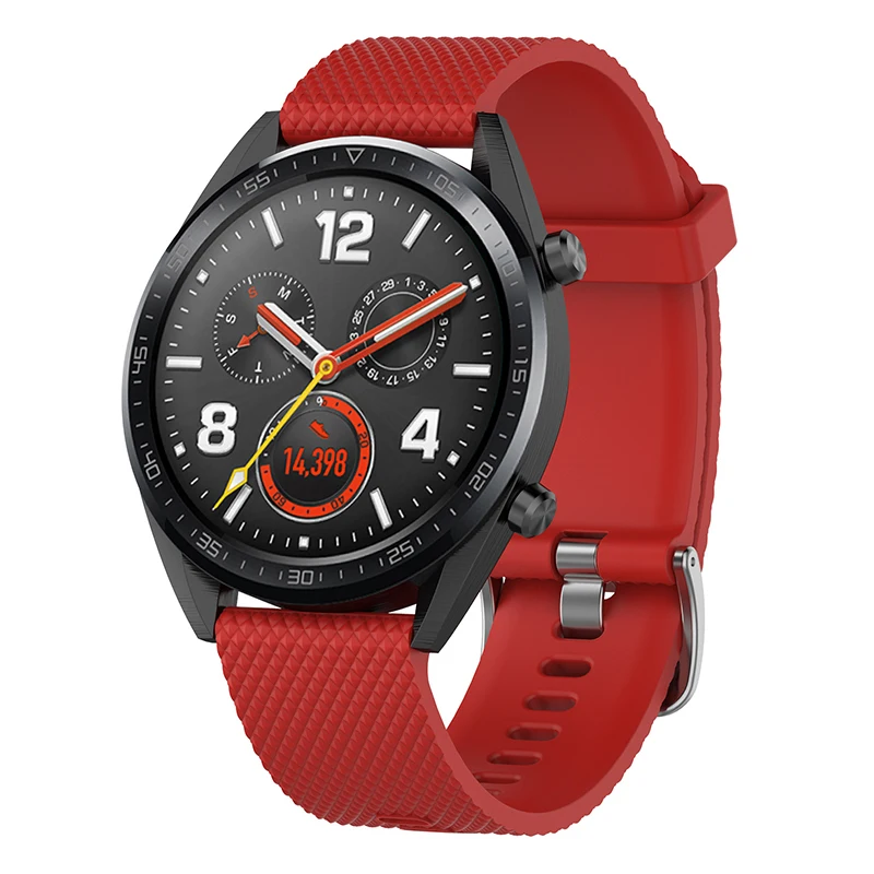 Резиновый ремешок для часов Модный мягкий силиконовый сменный 22 мм Huawei Magic/Watch