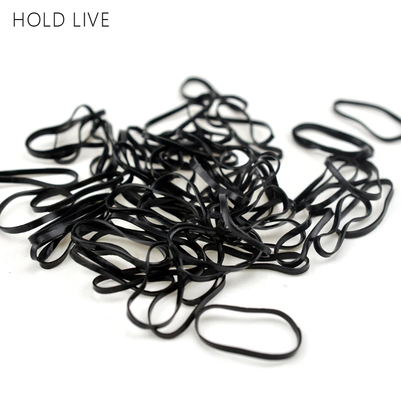 HOLD LIVE 10g/0 35 oz черные плоские кожаные резинки высокого качества Школьные офисные 30