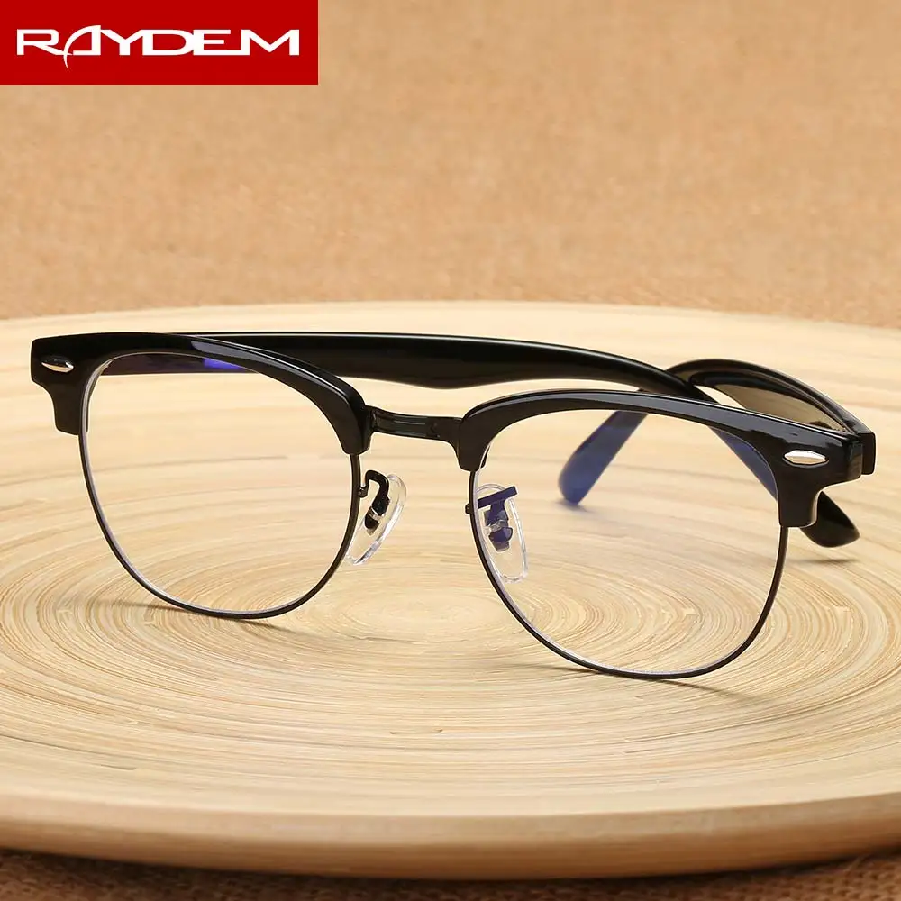 RAYDEM 2018 новые ретро HD full frame anti blue компьютерные игровые очки модные плоские