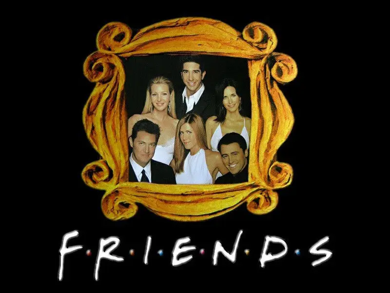 ТВ серия Friends желтая дверная рама ручной работы как видно на дверях Моники по