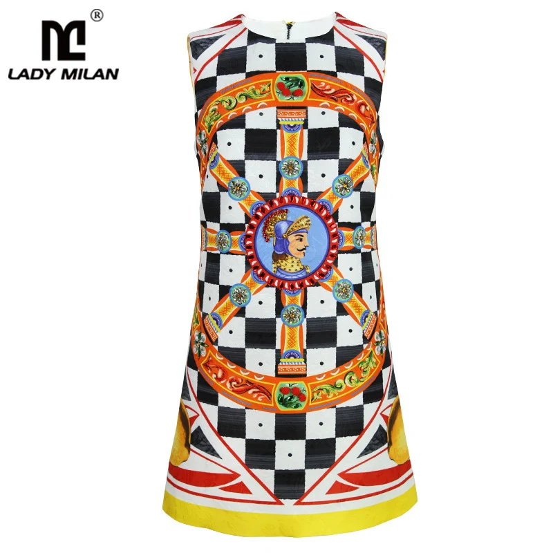 2019 женские подиумные платья с круглым вырезом без рукавов со стразами винтажный