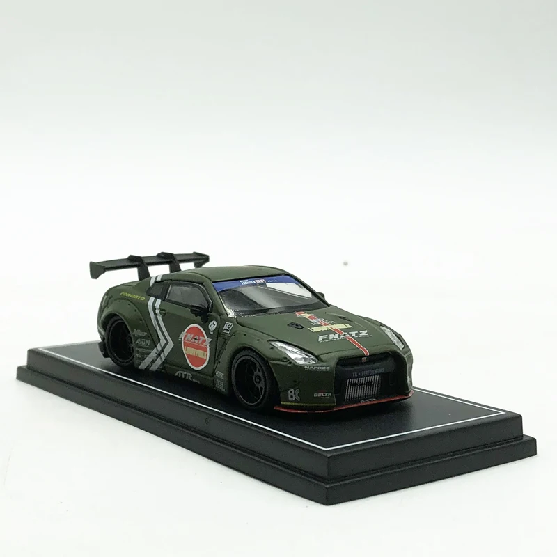 1: 64 литья под давлением сплав металла Nissan Gtr-lb Япония Бог войны широкая