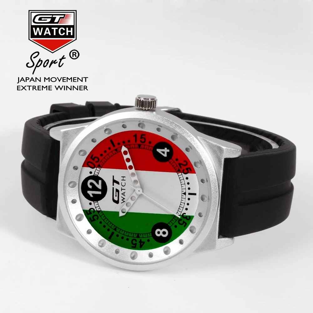 Часы GT Мужские спортивные с итальянским флагом F1|reloj reloj|reloj masculinoreloj men |