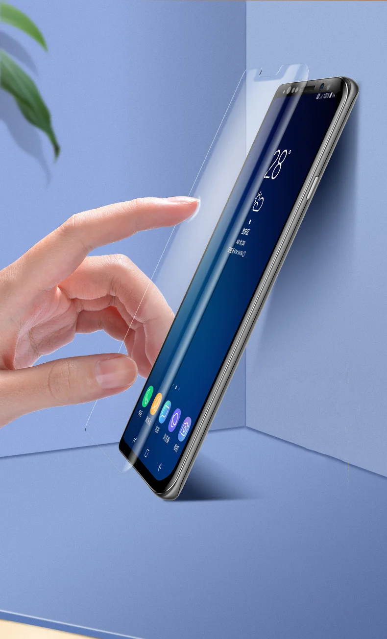 УФ-жидкость для экрана стеклянная пленка для samsung Galaxy s10 s9 plus s8 закаленное стекло для samsung note8 9 S10 5G Полный Клей протектор экрана
