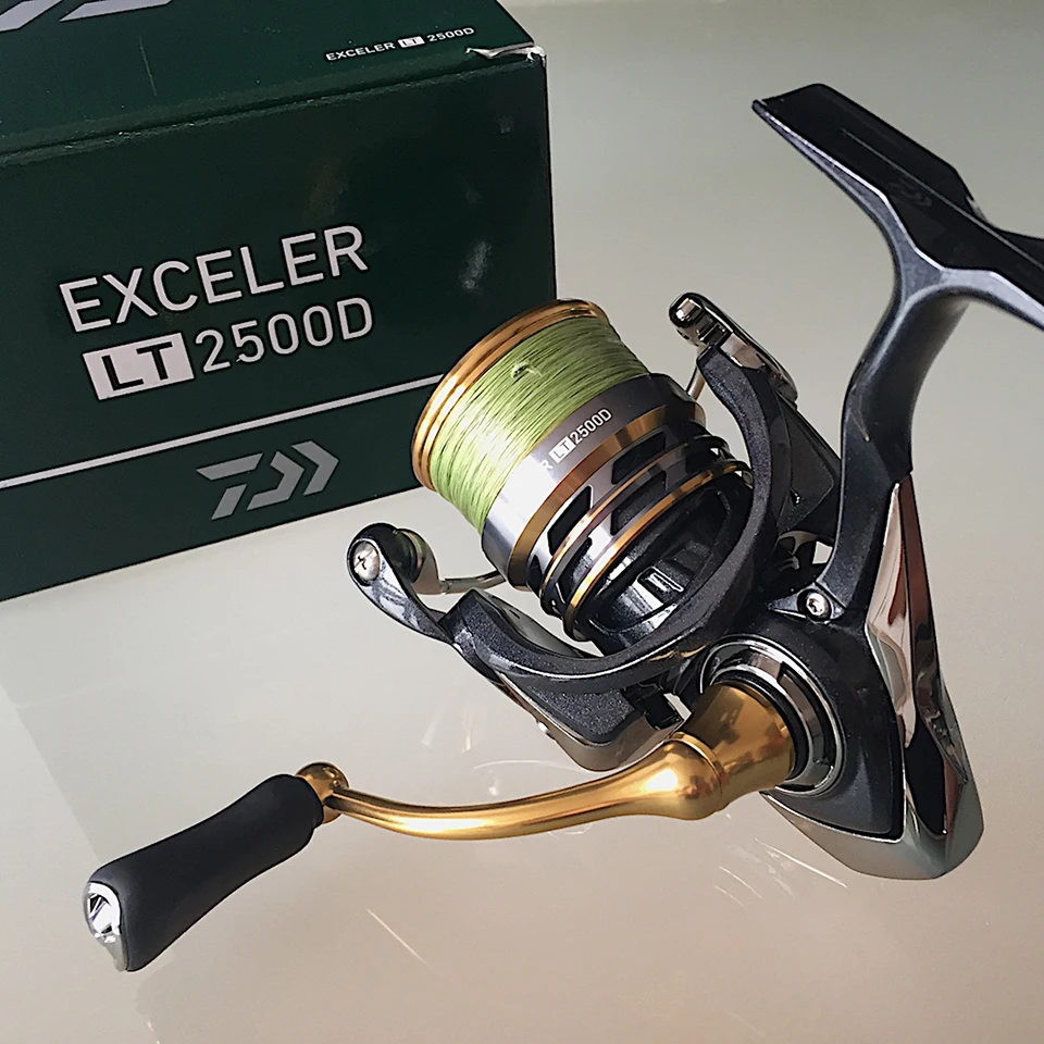 Рыболовная катушка Daiwa EXCELER LT светильник и сильный углерод на основе 1000D 6000D H LC ABS