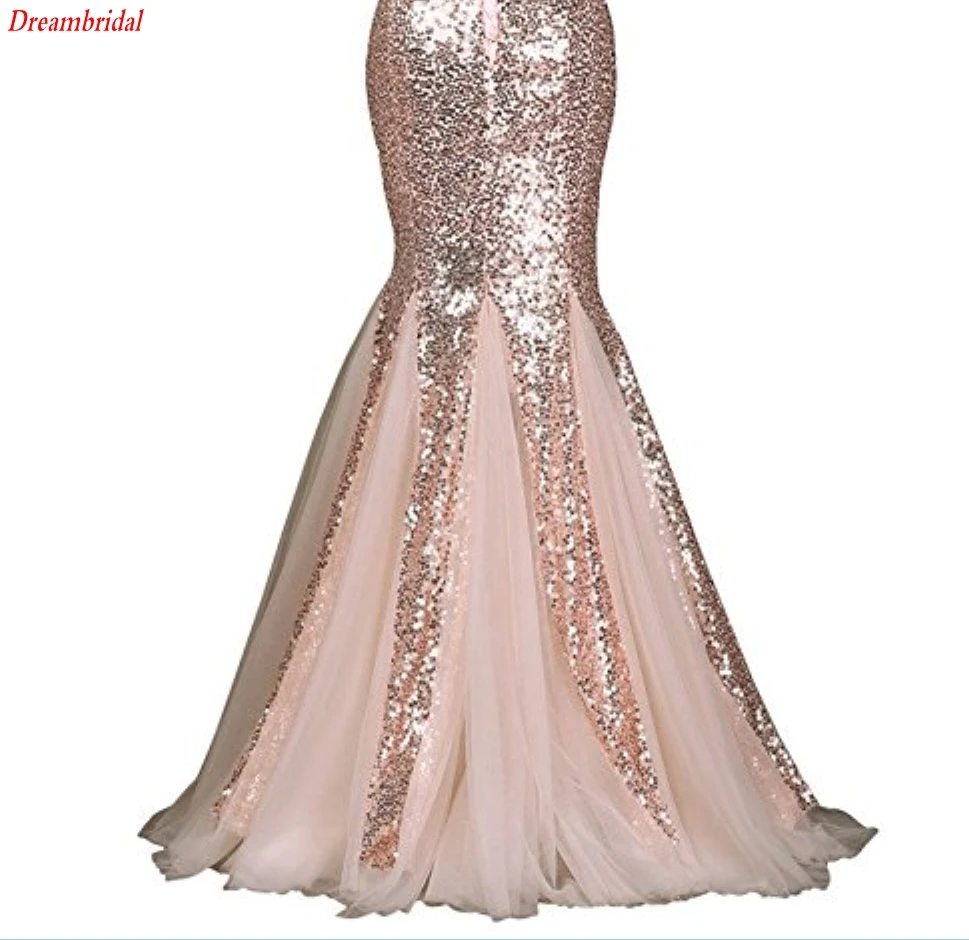 Dreambridal The latest in-kind pictures Sequin Tulle little mermaid Prom Dress Sweetheart Evening Gown | Свадьбы и торжества