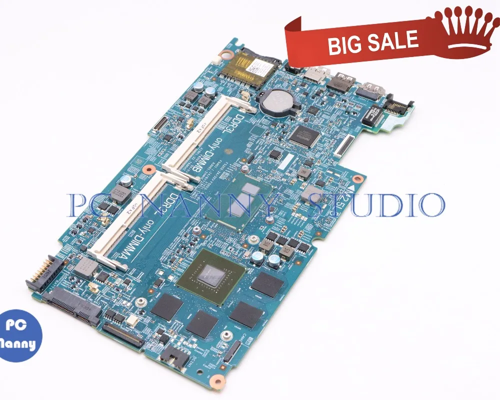 PCNANNY DOH50 MB 12311 2 KJ7NX CN 02KN1H 2KN1H для Dell Inspiron 15 7537 материнская плата ноутбука SR16z I7 4500U GT750M