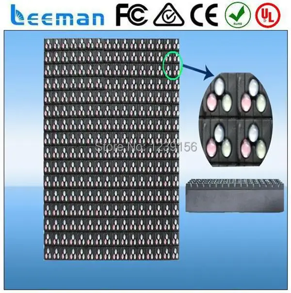 DIY P10 Leeman Полноцветный P16 RGB Наружных СВЕТОДИОДНЫХ Рекламы Панель Экран p10-1r